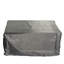 Table de feu rectangulaire en aluminium 50 x 32 po, 55 000 propane, verre et couvercle, bronze antique, confortable pour l'extérieur, propane, verre