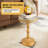 Round Side Table, Modern Metal Pedestal Drink Table, Metal Small End Table, Vintage Coffee Drink Cocktail Table, Accent Table For Small Spaces, Creative Nightstand(gold)