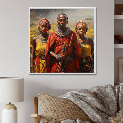 Art mural africain, «Vibrance III» - Balenciaga