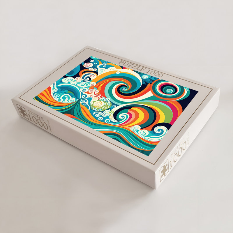 Casse-tête 1000 pièces, 26,8 po x 18,9 po | Conception 100% carton de haute qualité et éclatante | Parfait pour le plaisir en famille, le soulagement du stress et les jeux éducatifs | Cadeau pour adultes et enfants | Dimensions de la boîte: 13,2 po x 9,1 po x 2,0 po