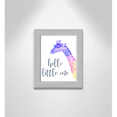 Hello Little One Framed Art