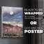 «Last Light On Striped Butte», impression sur toile seulement - non encadrée