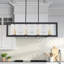 Luminaire suspendu noir mat 8 lumières Hoggan