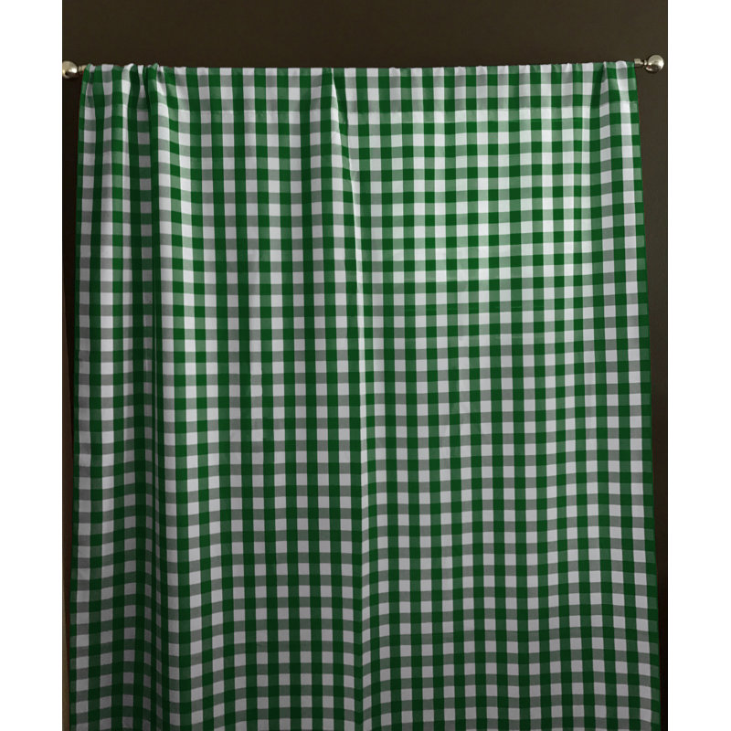 Lombard Room Darkening Curtain Single Panel, Hunter Green, 56" x 96"