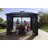 Siena Dome Roof Aluminum Patio Gazebo-1900572574