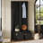 Hallway Hall Tree with Storage Drawers-1579867448