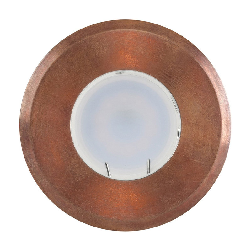 Steinhatchee Low Voltage Integrated LED Metal Deck Light, Bronze