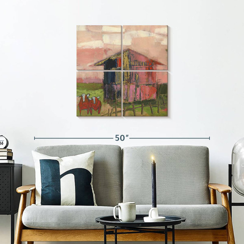 Lilie Buckingham Barn, H 26 po x l 26 po