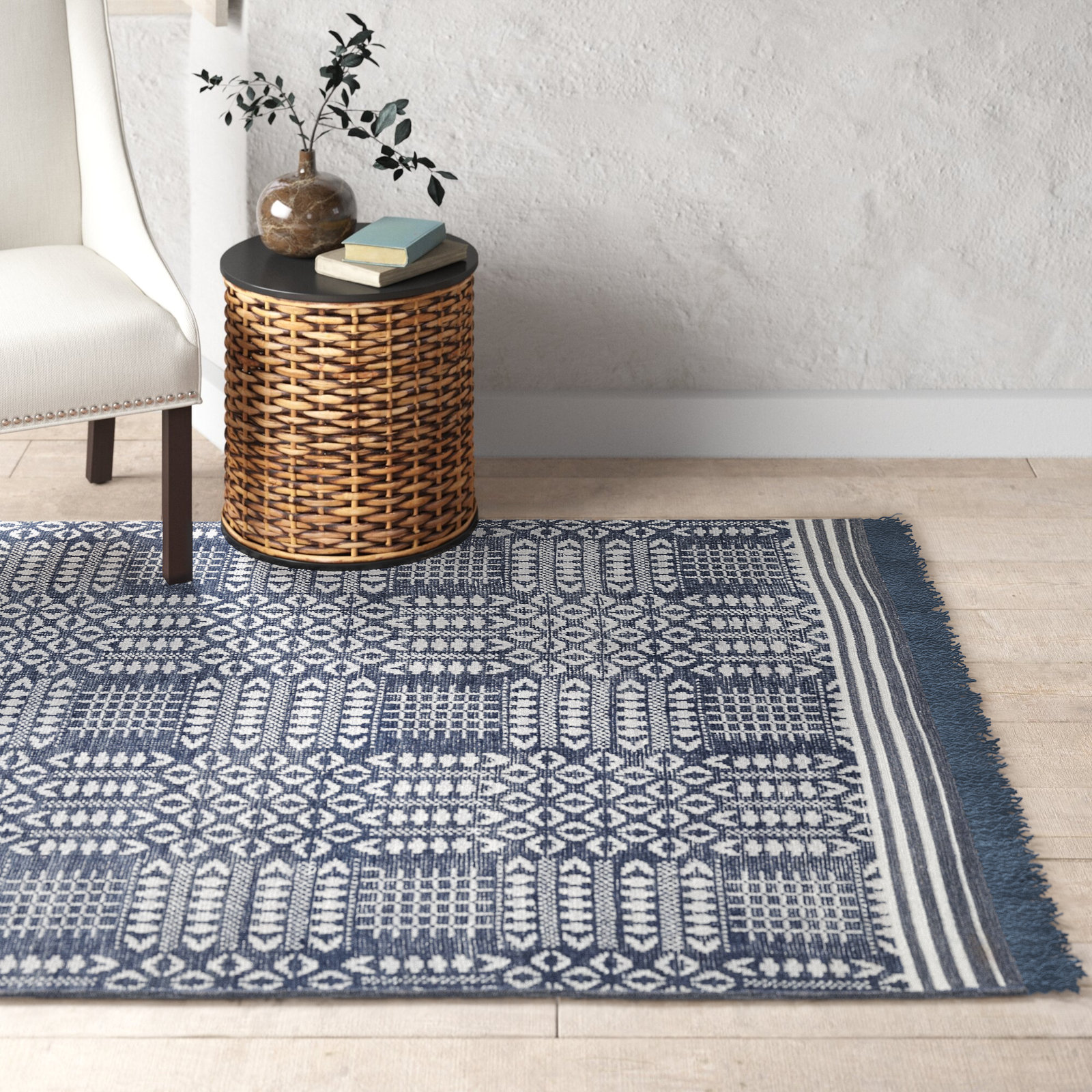Handmade Rug, Rectangle 7'6" x 9'6"