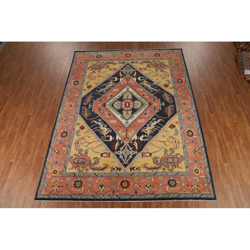 Tapis oriental géométrique 9 x 12
