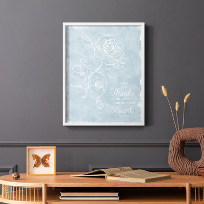 Whole Heart Framed Print - Solid Wood