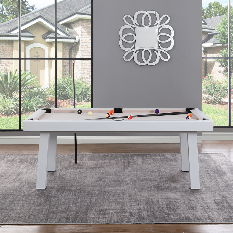Ensemble de salle à manger pour salle de billard intérieur / extérieur 6 places avec accessoires, Sable
