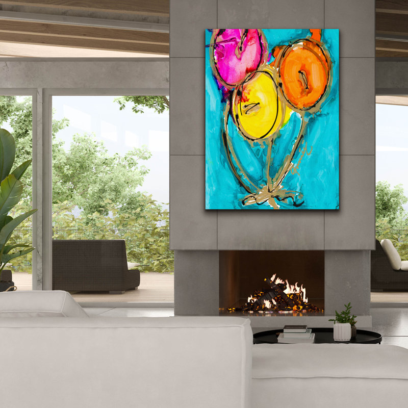 "Lets Float" par Lovitude, art mural sur toile, 40 po x 54 po, H 54 po x l 40 po x P 1,5 po