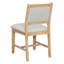 Ensemble de table de salle à manger 7 pièces dont 6 chaises rembourrées-1179300080