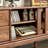 Classic black walnut TV cabinet-108173365