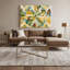 Farm Pinwheel Patterns Beige Canvas Wall Art-842826722
