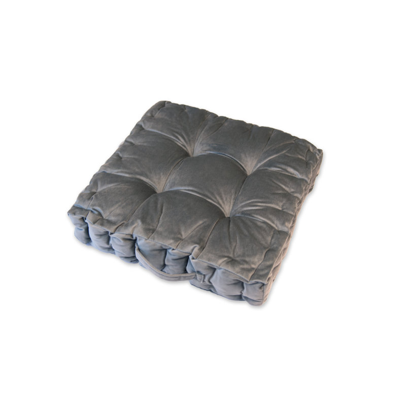 Wellness Flora Seat Cushion, Grey/Brown/Blue