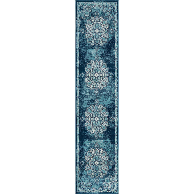 Mirveta Oriental Indoor Rug, Runner 2'7" x 12'