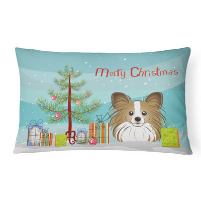  Coussin décoratif intérieur / extérieur Christmas Tree and Papillon