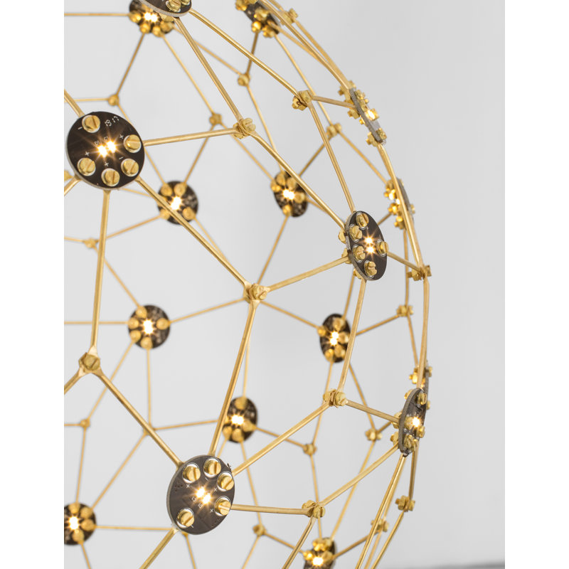 1 - Light Gold LED Single Pendant