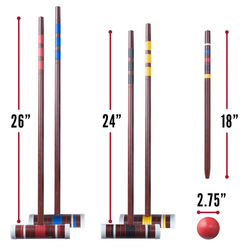 Ensemble de croquet pour 4 joueurs starter