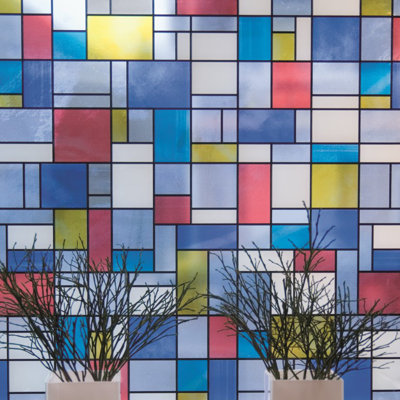 67.5 cm x 2m Roll Mondrian Window film