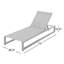 Ensemble de chaises longues inclinables Clian-1201970676