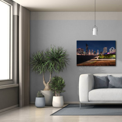 "Epic Graffiti" Chicago Millennium Bridge 2 "par Epic Portfolio, art mural sur toile, 40 po x 26 po