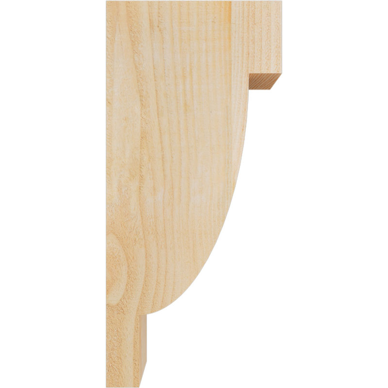 Corbeau alpin, H 22 po x l 4 po x P 10 po, Sapin de Douglas, Sciage brut