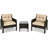Bryella 2 - Person Patio Conversation Set with Cushions