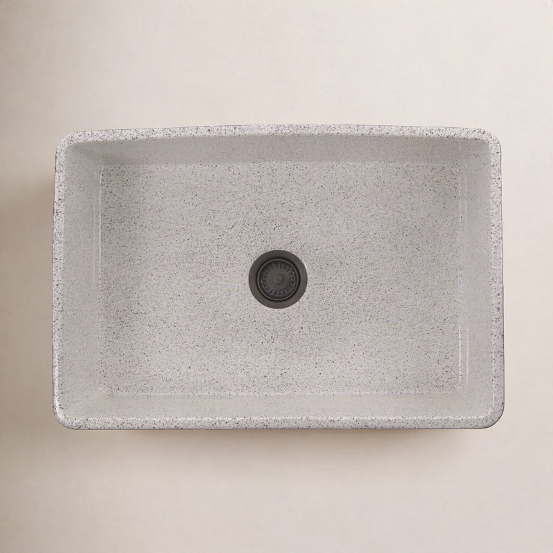 Vineyard 29.75'' L Single Basin Kitchen Sink, Pietra Sarda