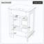 Armoire de meuble-lavabo de salle de bain-121101005