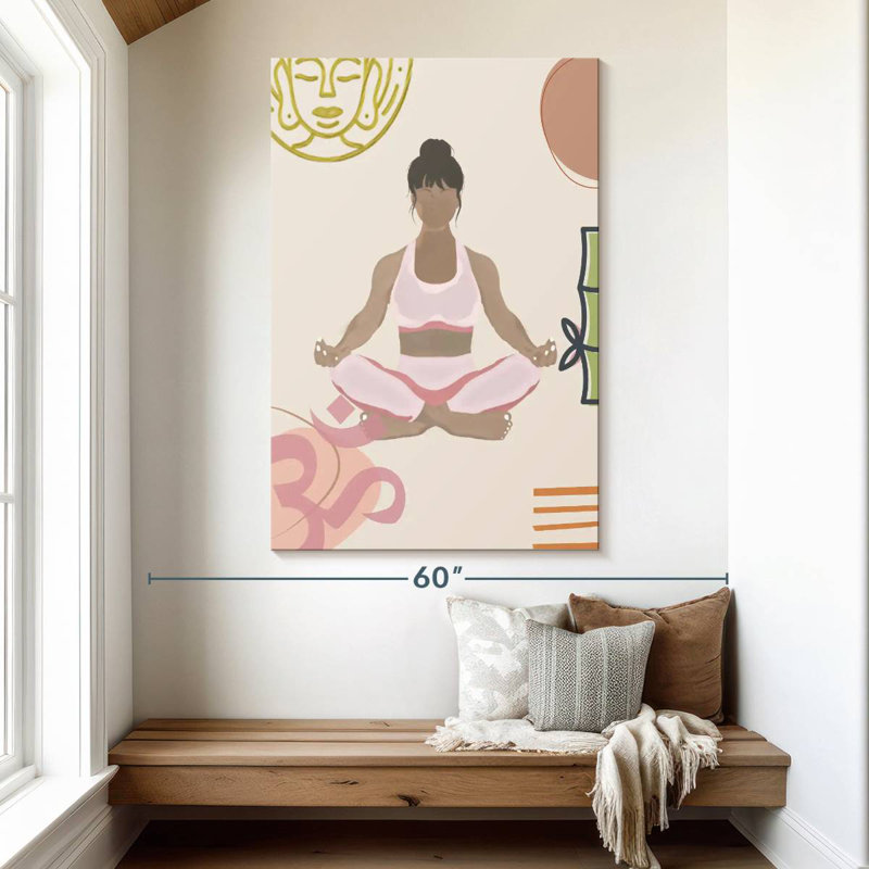 Senne Yoga Pose I, 51" H x 34" W