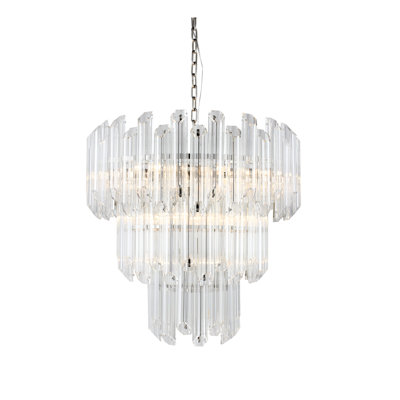 Ashburn 13 - Light Dimmable Tiered Chandelier