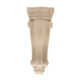 13 in x 5-3/8 in x 4-1/2 in Unfinished Large Solid Classic Traditional Plain Wood Corbel
