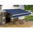 12'x10' Power Retractable Awning with Aluminum Frame, Motorized Patio Awning with Remote-112899640