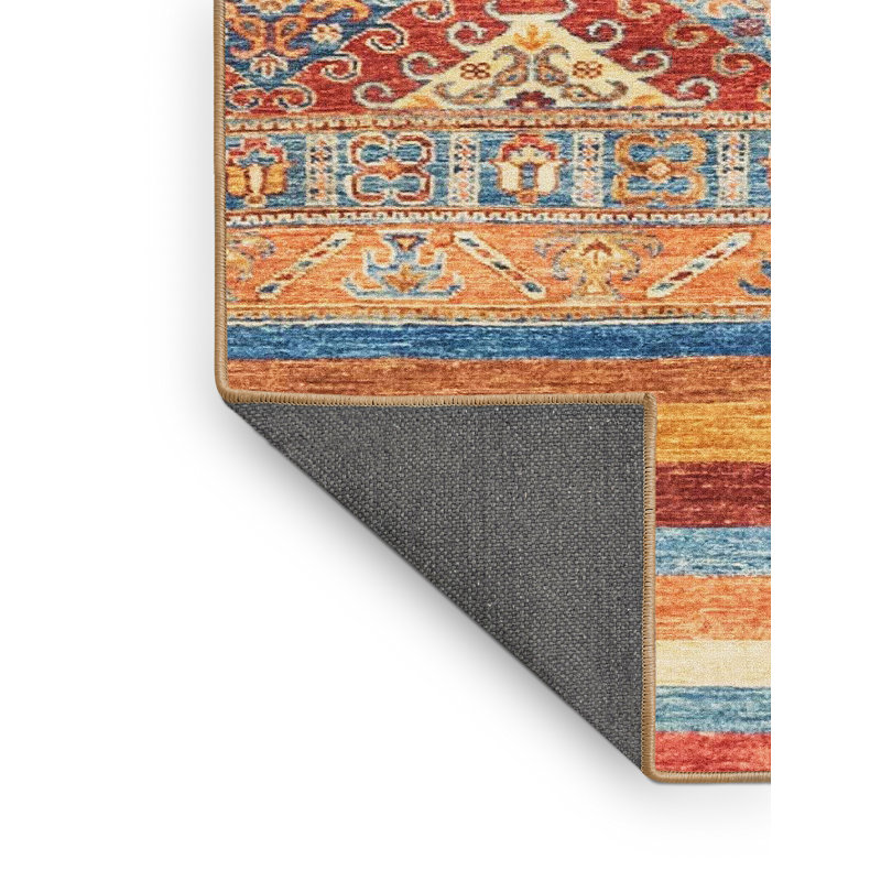Abstract Indoor Rug, Rectangle 7' x 9'