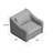 Monterey Swivel Patio Chair with Cushions-50608967