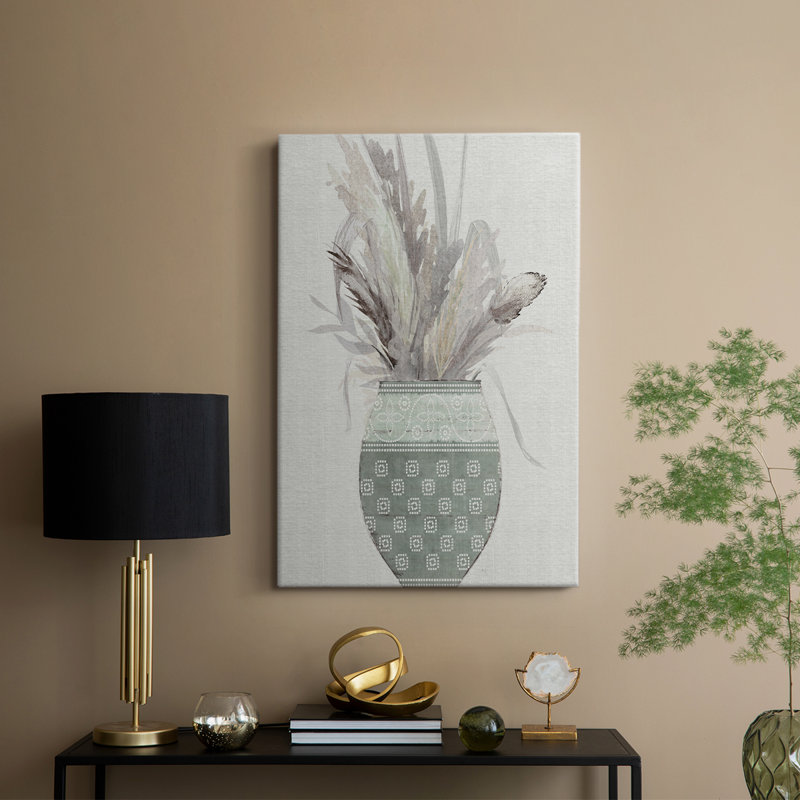 Arrangement Bandhani II - Cavas enveloppés de galerie, H 18 po x l 12 po