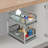 14" 2-Tier Pull Out Cabinet Organizer Kitchen Under Sink Drawer-92939609-92939612