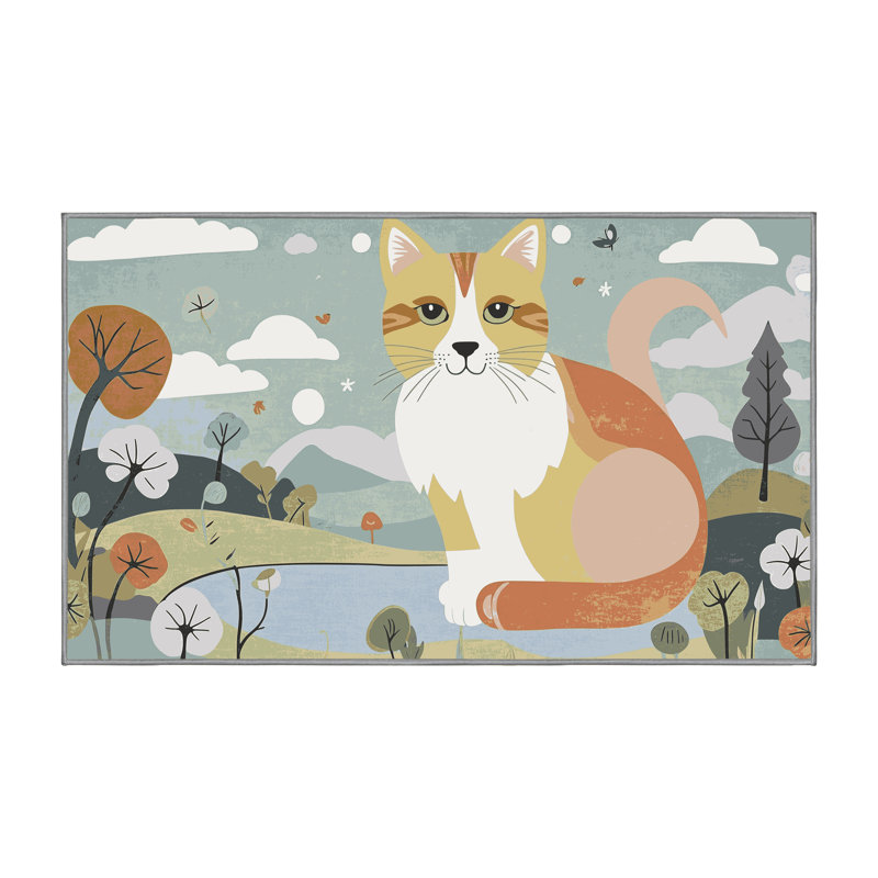 Tapis pour enfants East Urban Home, Rectangulaire 2 pi x 3 pi