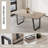 Rectangular MDF Dining Table-1751059243