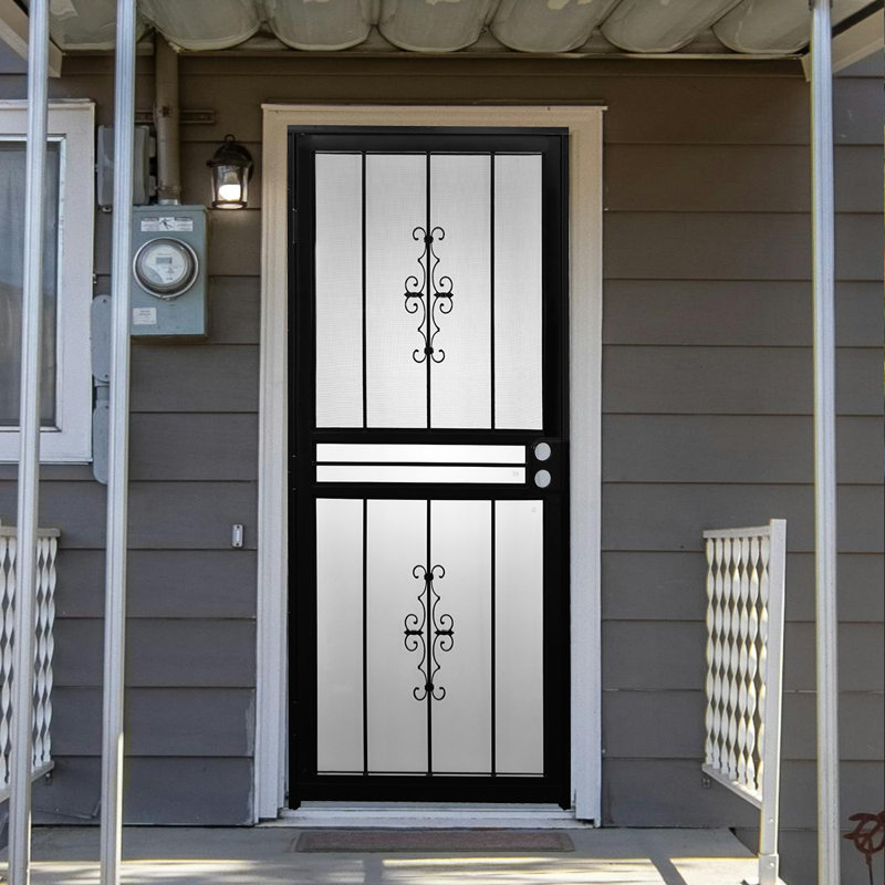 Grisham Screen Security Storm Door, 80" H x 28" W x 2"D