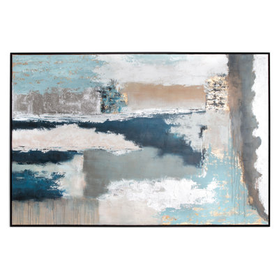 Cadre flottant, peinture sur toile