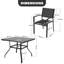 Garden Dining Set with Parasol Hole