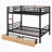 Metal Convertible Bunk Bed With Drawers