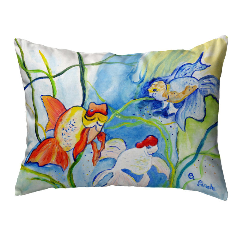 Outdoor Reversible Throw Pillow