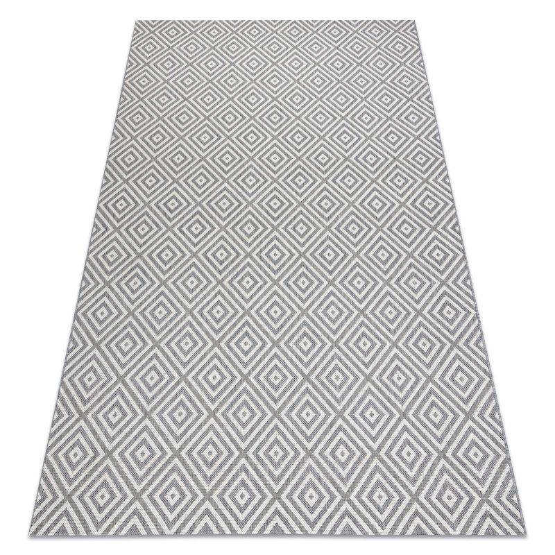 Trumbauersville Geometric Indoor / Outdoor Area Rug, Rectangle 80 x 150cm