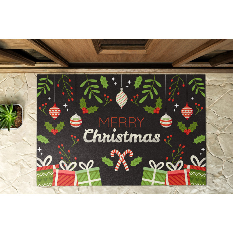 Non-Slip Christmas Outdoor Doormat