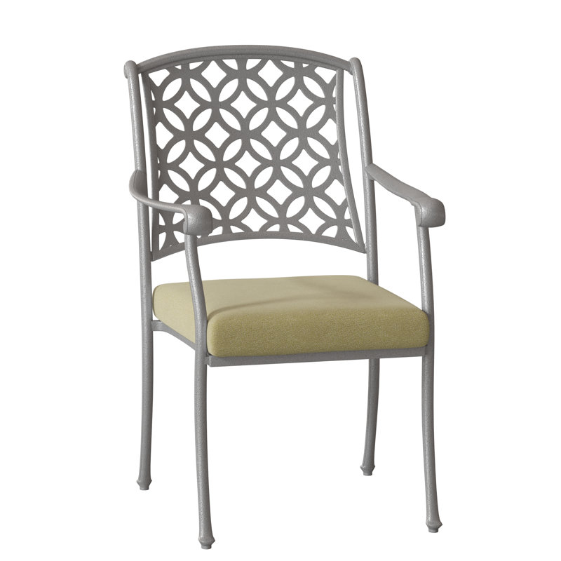 Casa Outdoor Dining Armchair, Pewter, Denver Scarlett Sunbrella®